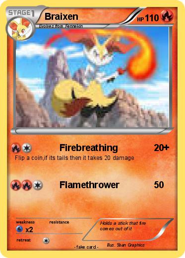 Pokemon Braixen