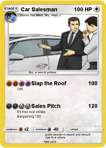 Pokemon Car Salesman