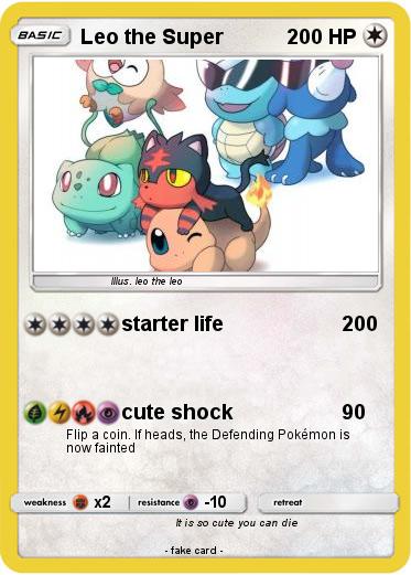 Pokemon Leo the Super