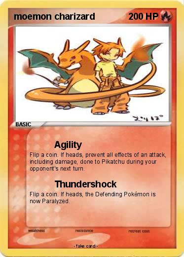 Pokemon moemon charizard