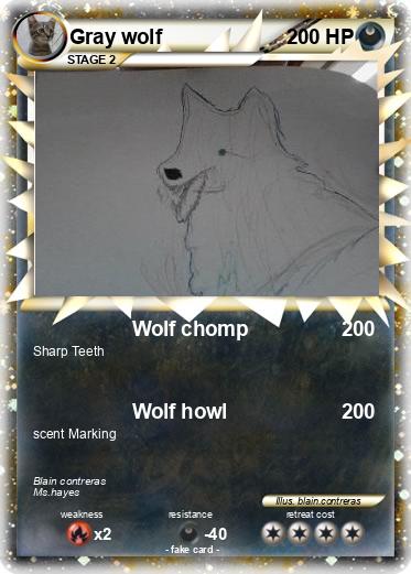 Pokemon Gray wolf