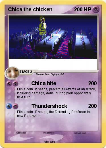 Pokemon Chica the chicken