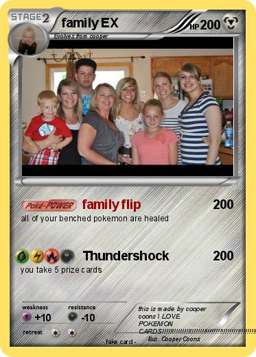 Pokemon family EX