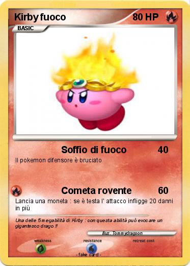 Pokemon Kirby fuoco