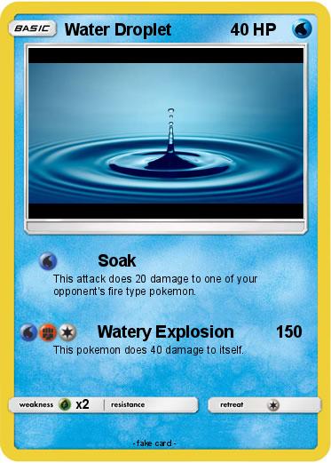 Pokemon Water Droplet