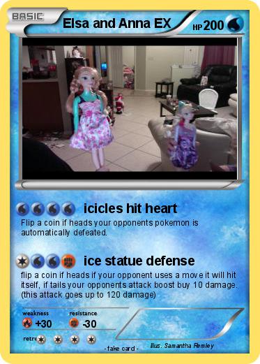 Pokemon Elsa and Anna EX