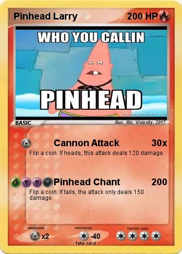 Pokemon Pinhead Larry