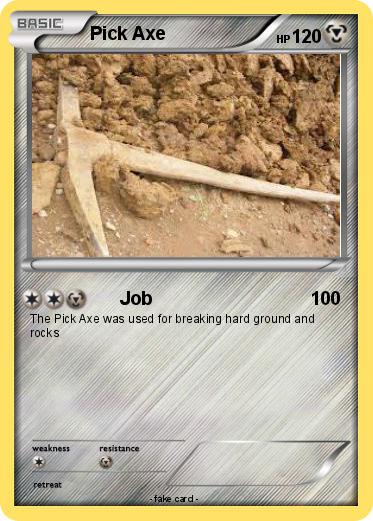Pokemon Pick Axe
