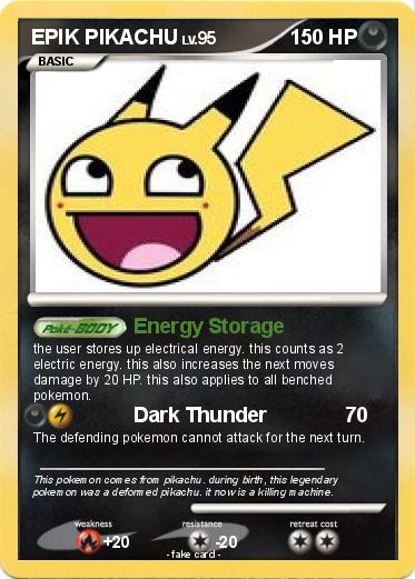 Pokemon EPIK PIKACHU