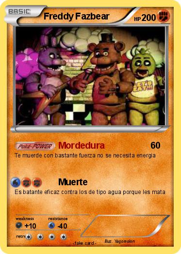 Pokemon Freddy Fazbear