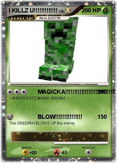 Pokemon I KILLZ U!!!!!!!!!!!!!