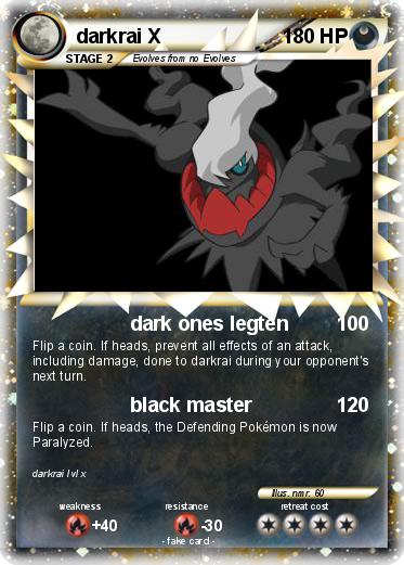 Pokemon darkrai X