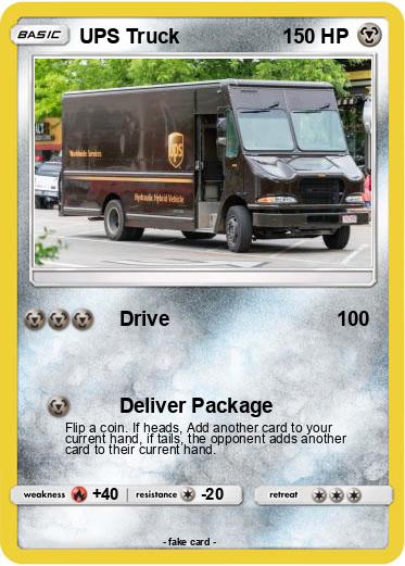 Pokemon UPS Truck
