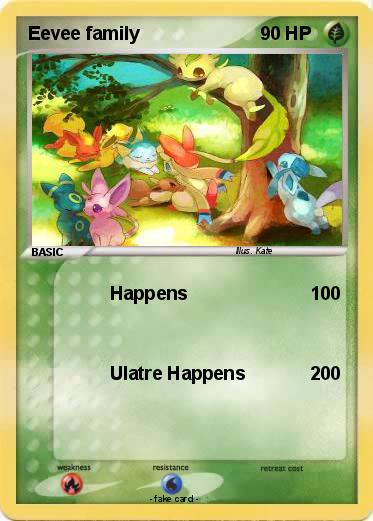 Pokemon Eevee family