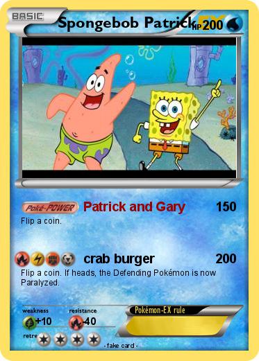 Pokemon Spongebob Patrick