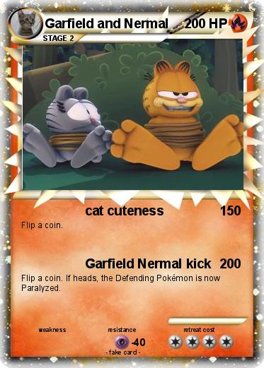 Pokemon Garfield and Nermal