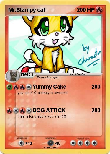 Pokemon Mr.Stampy cat