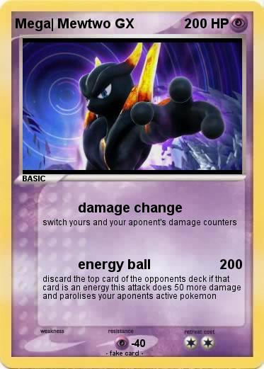 Pokemon Mega| Mewtwo GX