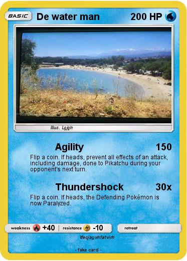 Pokemon De water man