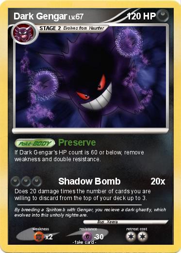 Pokemon Dark Gengar