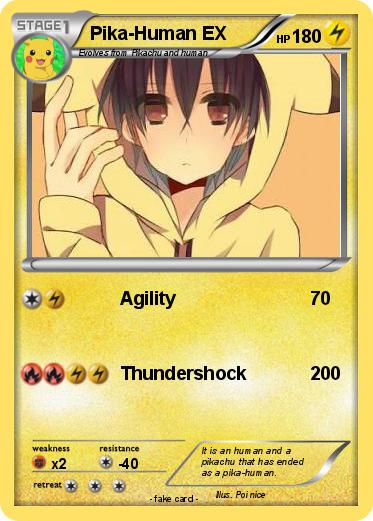 Pokemon Pika-Human EX