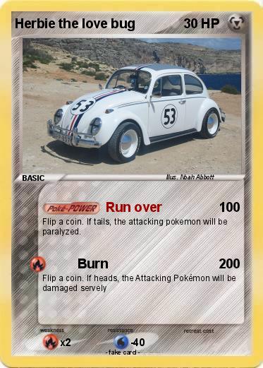 Pokemon Herbie the love bug