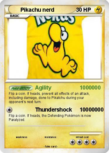 Pokemon Pikachu nerd