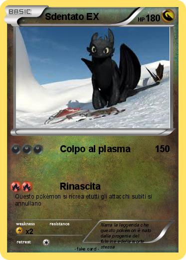Pokemon Sdentato EX