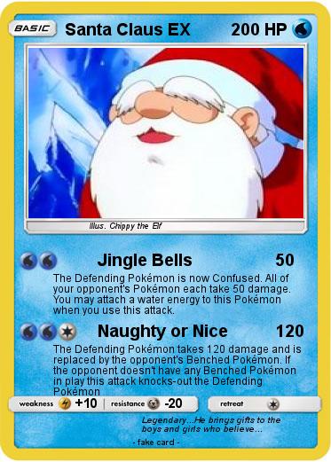Pokemon Santa Claus EX