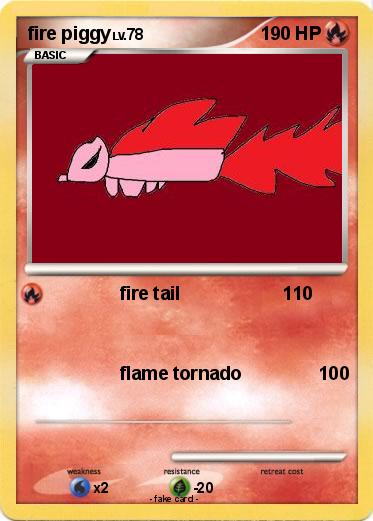 Pokemon fire piggy