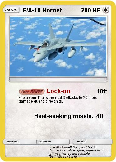 Pokemon F/A-18 Hornet