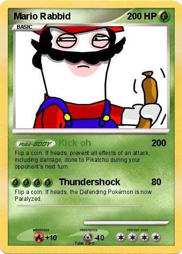 Pokemon Mario Rabbid