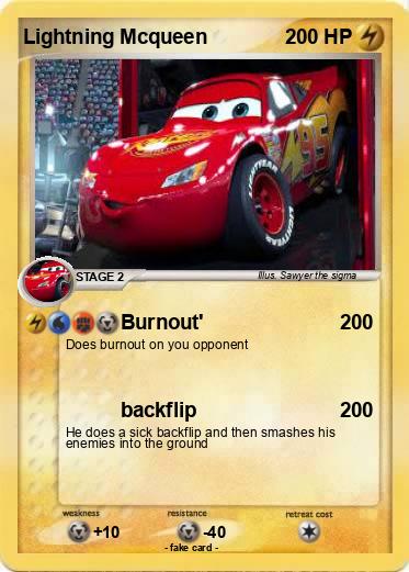 Pokemon Lightning Mcqueen