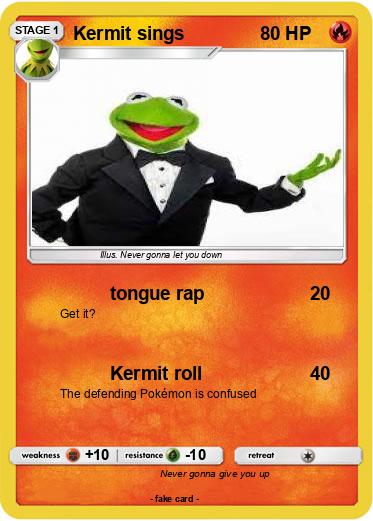 Pokemon Kermit sings