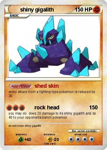 Pokemon shiny gigalith