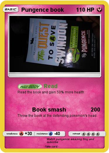 Pokemon Pungence book