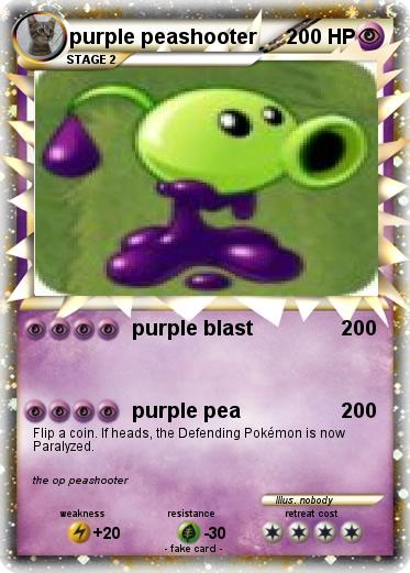 Pokemon purple peashooter