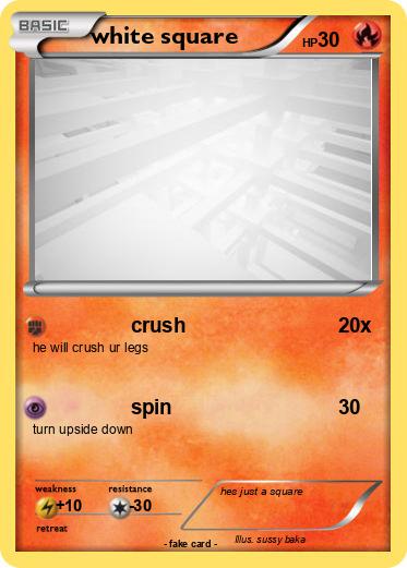 Pokemon white square