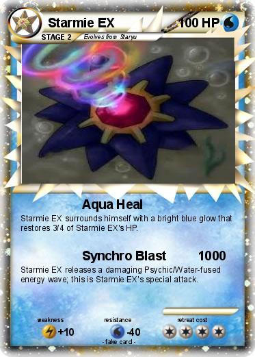 Pokemon Starmie EX