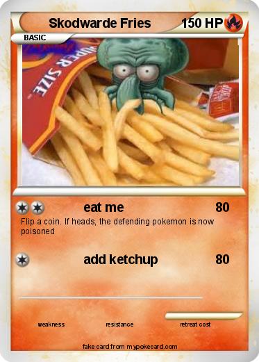 Pokemon Skodwarde Fries