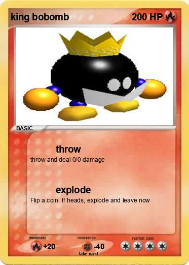 Pokemon king bobomb