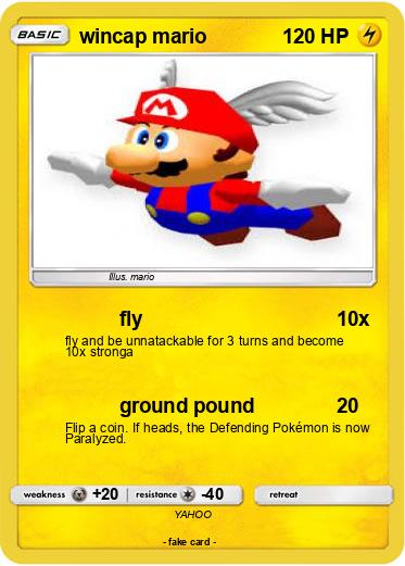 Pokemon wincap mario