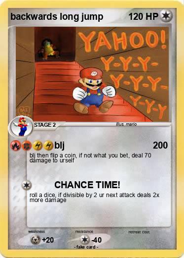 Pokemon backwards long jump