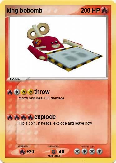 Pokemon king bobomb