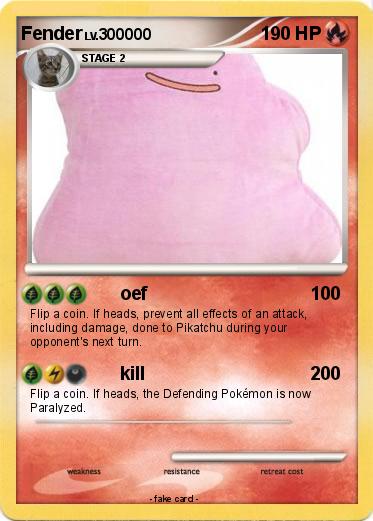 Pokemon Fender
