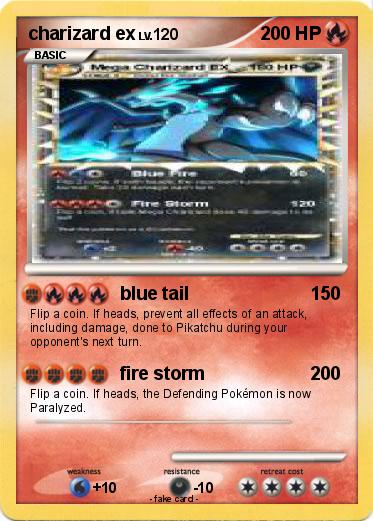 Pokemon charizard ex