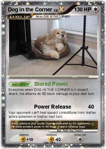 Pokemon Dog in the Corner