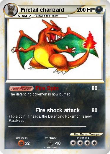 Pokemon Firetail charizard