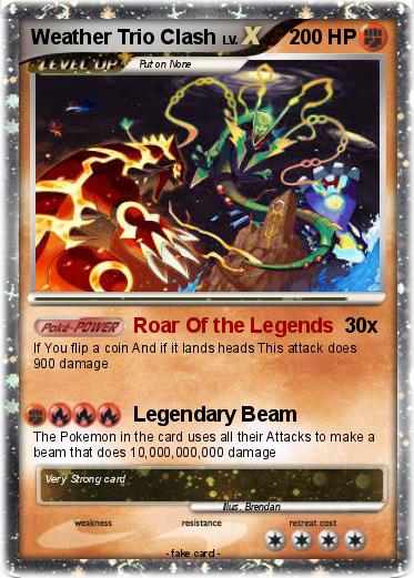 Pokemon Weather Trio Clash