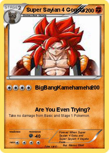 Pokemon Super Sayian 4 Gogeta